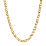 Men's 14K gold Miami Cuban chain necklace at Italian Fashions