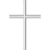 Platinum Cross Necklace or Pendant – 12x7.61mm