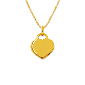 14K yellow white or rose gold high polished pendant | Italian made | ItalianFashions