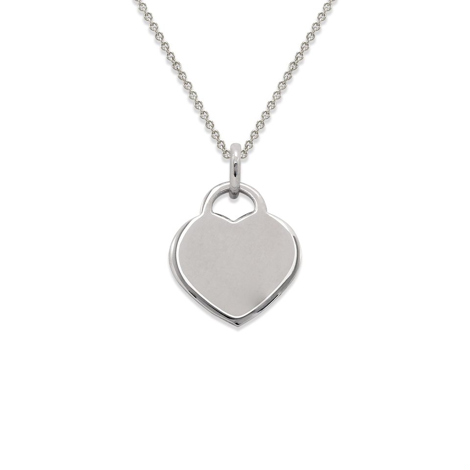 14K Yellow White or Rose Gold High Polished Heart Gold Pendant