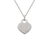 14K Yellow White or Rose Gold High Polished Heart Gold Pendant