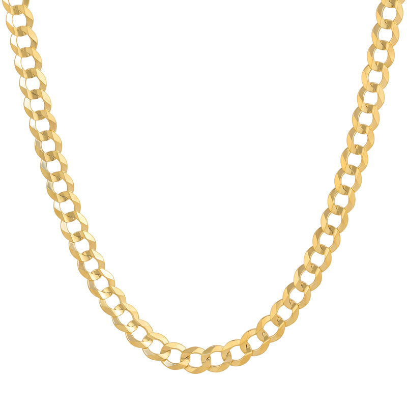 Diamond Cut Curb CUBAN Chain 1.50mm-12.50mm | Italian Fashions 