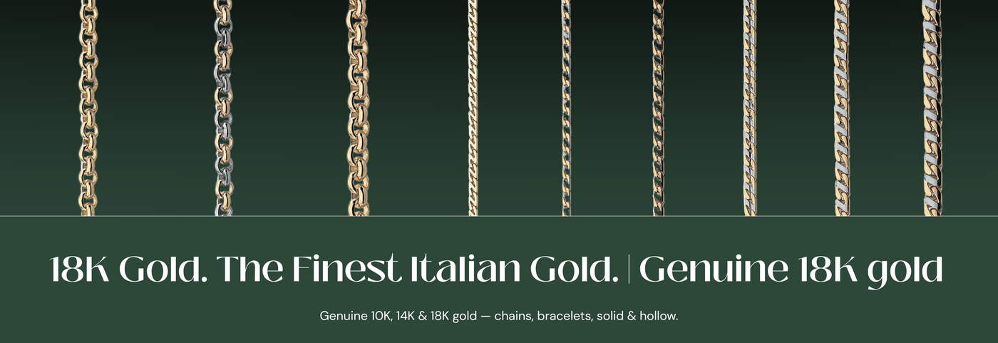 Italian 18K gold chain