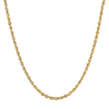 Men's 10K yellow gold chain necklace (1.5mm-6.0mm) - Italian crafted.