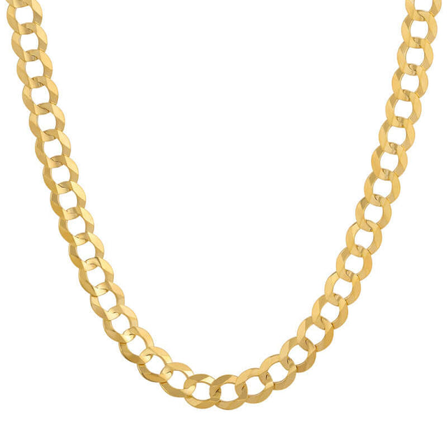 Stylish Diamond Cut Curb CUBAN Chain | 1.50mm-12.50mm Gold Chain | Italian Fashions 