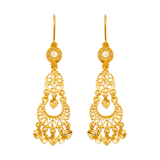 Brincos Lustre em Ouro Amarelo 14K 