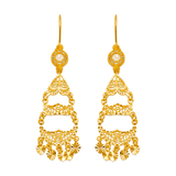 Brincos Lustre em Ouro Amarelo 14K 