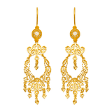Brincos Lustre em Ouro Amarelo 14K 