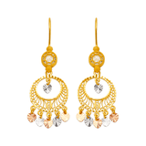 Brincos Lustre em Ouro Amarelo 14K 