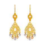 Brincos Lustre em Ouro Amarelo 14K 