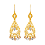 Brincos Lustre em Ouro Amarelo 14K 