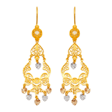 Brincos Lustre em Ouro Amarelo 14K 