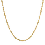 10K Hollow Yellow 1.50mm-6.00mm Gold Chains for Men | Italian Fashions