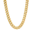Italian Fashions Jewelry | 10K REAL Hollow Yellow Gold MIAMI CUBAN Chain Necklace