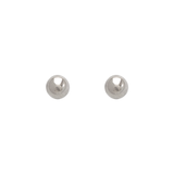 14K Yellow or White Gold  2mm- 8mm Ball Stud Earrings for Kids