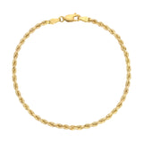 Stylish Curb CUBAN Bracelets  | 10K Yellow Gold by Italian Fashions 3.00mm-12.50mm