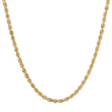 14K real hollow gold rope chain | Gold Chains for Men | Italian Fashions