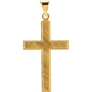 14K Gold Cross Necklace or Pendant III