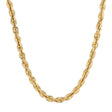 Italian Fashions Exclusive | 10K REAL Yellow Gold Diamond Cut ROPE Chain Necklace 