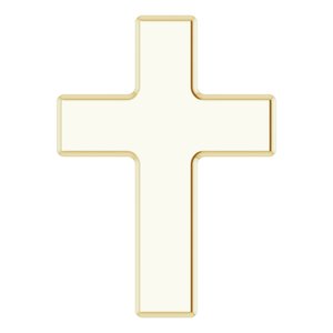 14K Gold Petite Cross Necklace or Pendant