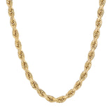 Bold and sophisticated: This men's 14K gold rope chain makes a powerful statement.