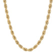 10K Yellow Gold Men's Chain (1.5mm-6mm) | Italian-crafted hollow rope chains in various widths at Italian Fashions