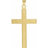 14K Gold Cross Necklace or Pendant III