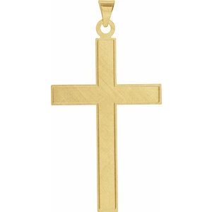 14K Gold Cross Necklace or Pendant III