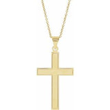 14K Gold Cross Necklace or Pendant III