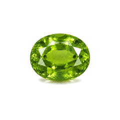 Green peridot gemstone, August birthstone