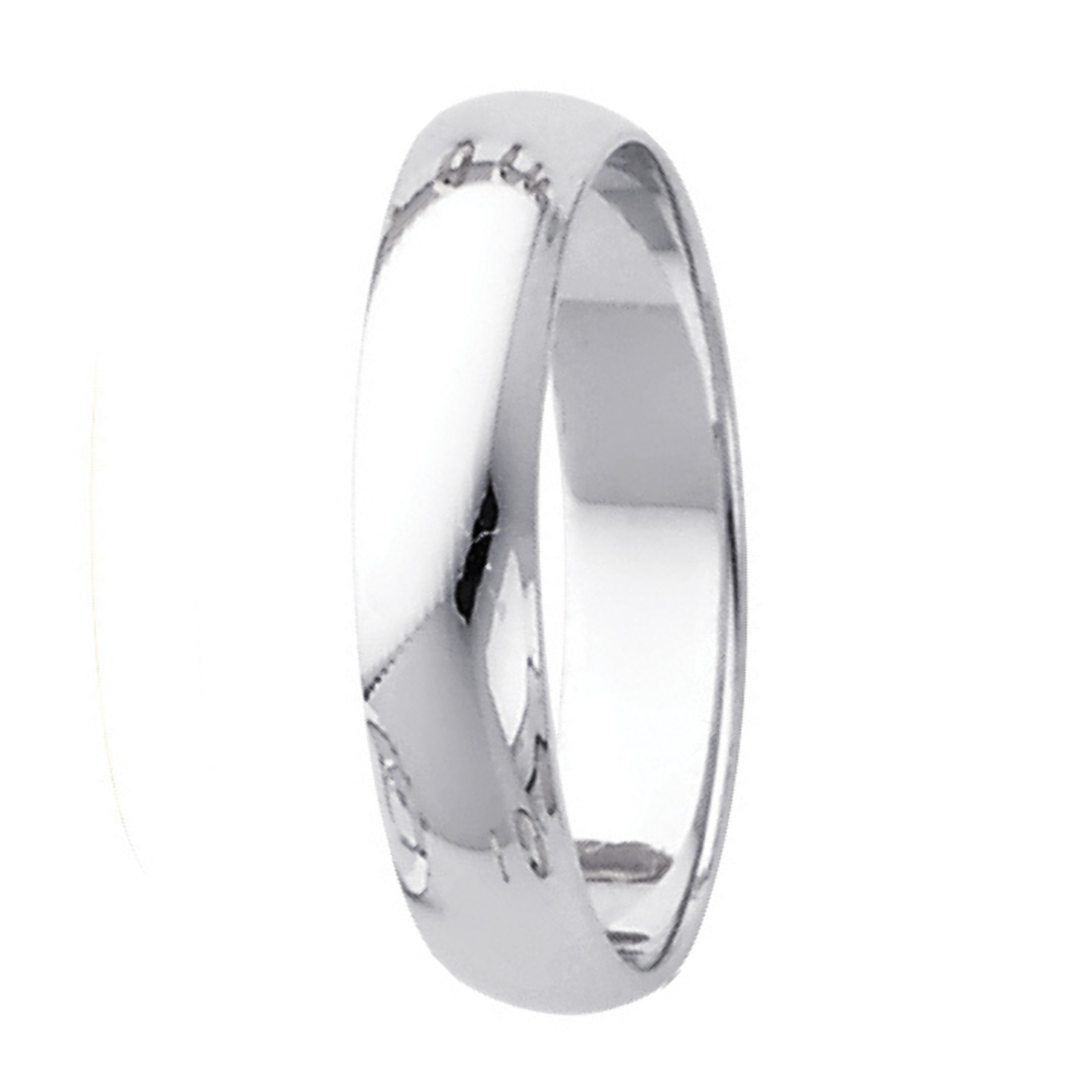 14K Real Yellow Gold 1.5mm-6.0mm Plain Regular Fit Wedding Band