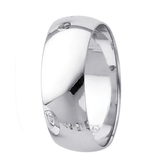 Aliança de casamento em ouro amarelo real 14K de 1,5 mm a 6,0 mm 