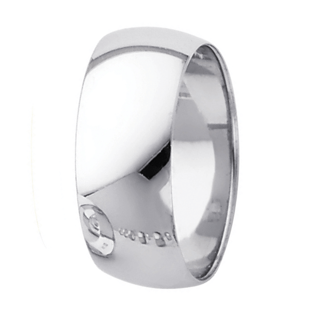 Aliança de casamento em ouro amarelo real 14K de 1,5 mm a 6,0 mm 