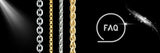 Yellow Gold Chain Necklace for men | 10K gold in various thicknesses (1.5mm-6.0mm) | Italian Fashions.