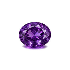 Purple amethyst gemstone, February birthstone