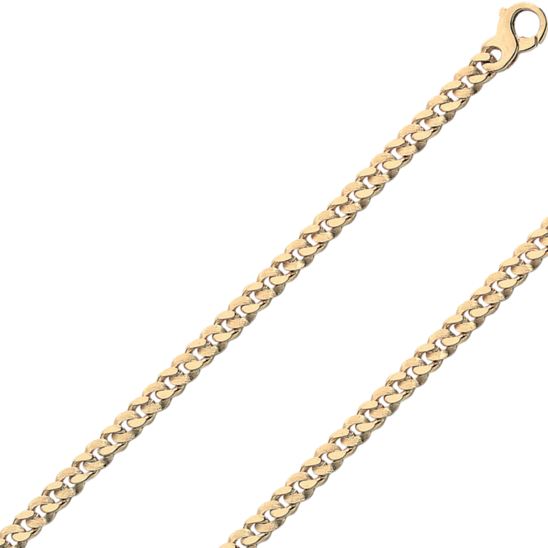 18K Real Handmade Italian 5.50mm - 10.00mm Gold Chain GRST