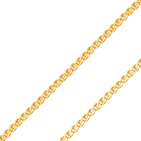 14k Solid Yellow 2.2mm -5.9mm Gucci Concave Chain – Width 2.2mm, Metal Color Yellow