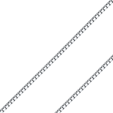 14K REAL Yellow White Gold 0.5mm-1.2mm Box Diamond Cut Pendant Chain