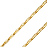14K REAL Yellow Gold 2.20mm-9.10mm Solid Miami Cuban Chain