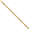 14K Yellow Gold Solid Handmade 6.1 mm Franco Chain with Lobster Clasp