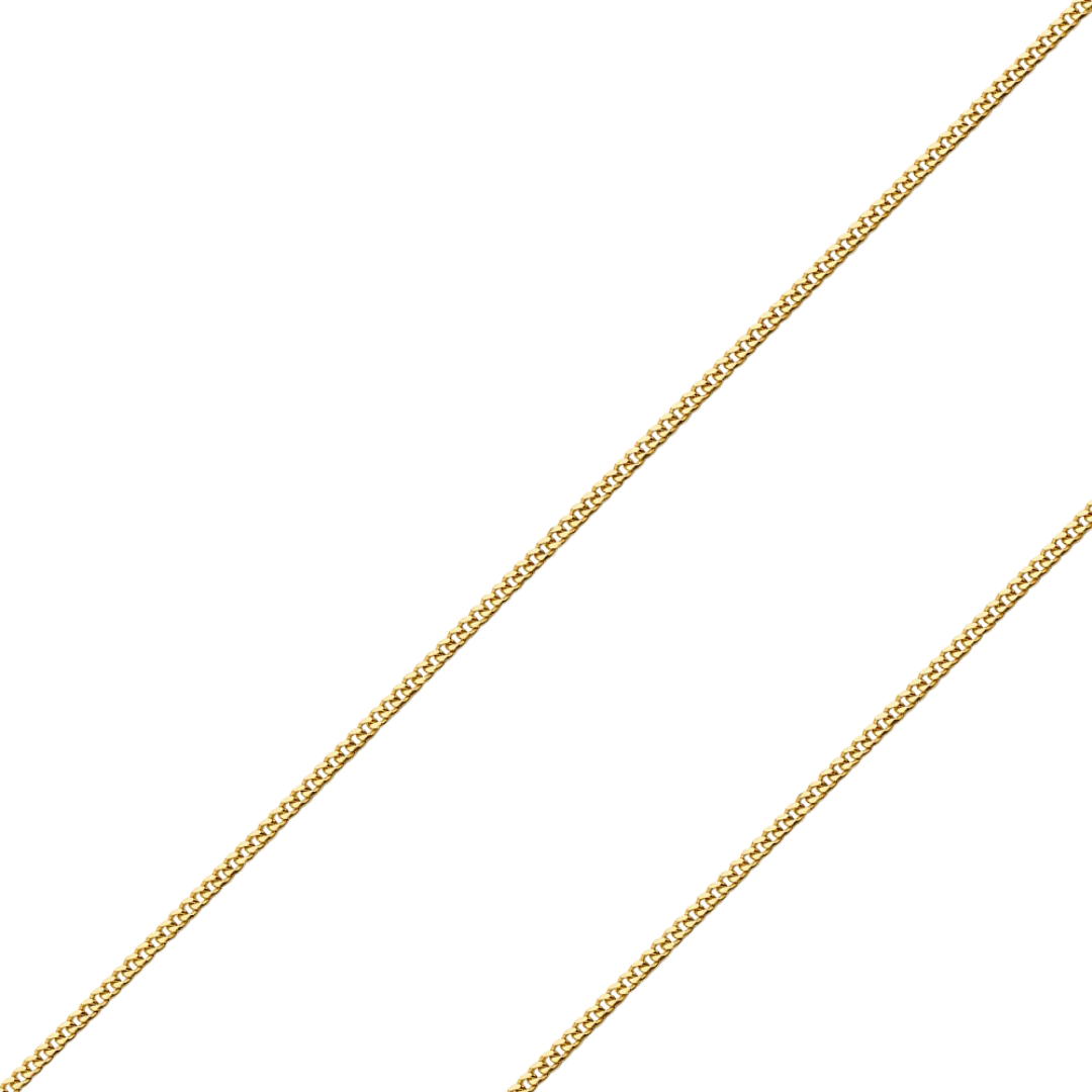 14K REAL Yellow Gold 2.20mm-9.10mm Solid Miami Cuban Chain