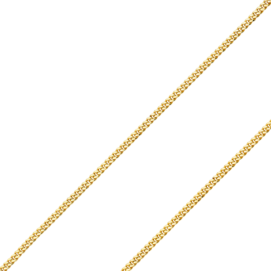 14K REAL Yellow Gold 3.00mm-12.00mm Hollow Miami Cuban Diamond Cut Chain
