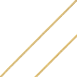 14K REAL Yellow Gold 3.00mm-12.00mm Hollow Miami Cuban Diamond Cut Chain