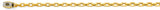 14K Two-Tone Gold Hollow 6.0 mm Monaco Cable Chain