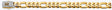 14K Two-Tone Gold Hollow 11.5 mm Monaco Figaro 3+1 Chain