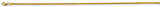14K Yellow Gold Solid 1.7 mm Round Franco Chain