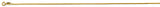 14K Yellow Gold Solid 1.2 mm Flat Franco Chain with Lobster Clasp