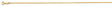 14K Yellow Gold Solid 1.2 mm Serpentine Chain with Lobster Clasp