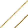 14K Yellow Gold Hollow 5.4 mm Box Chain with Lobster Clasp