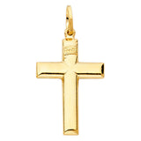 14K Gold Latin Cross Pendant